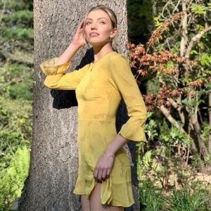 Realisationpar Mary Jane sunflower dress